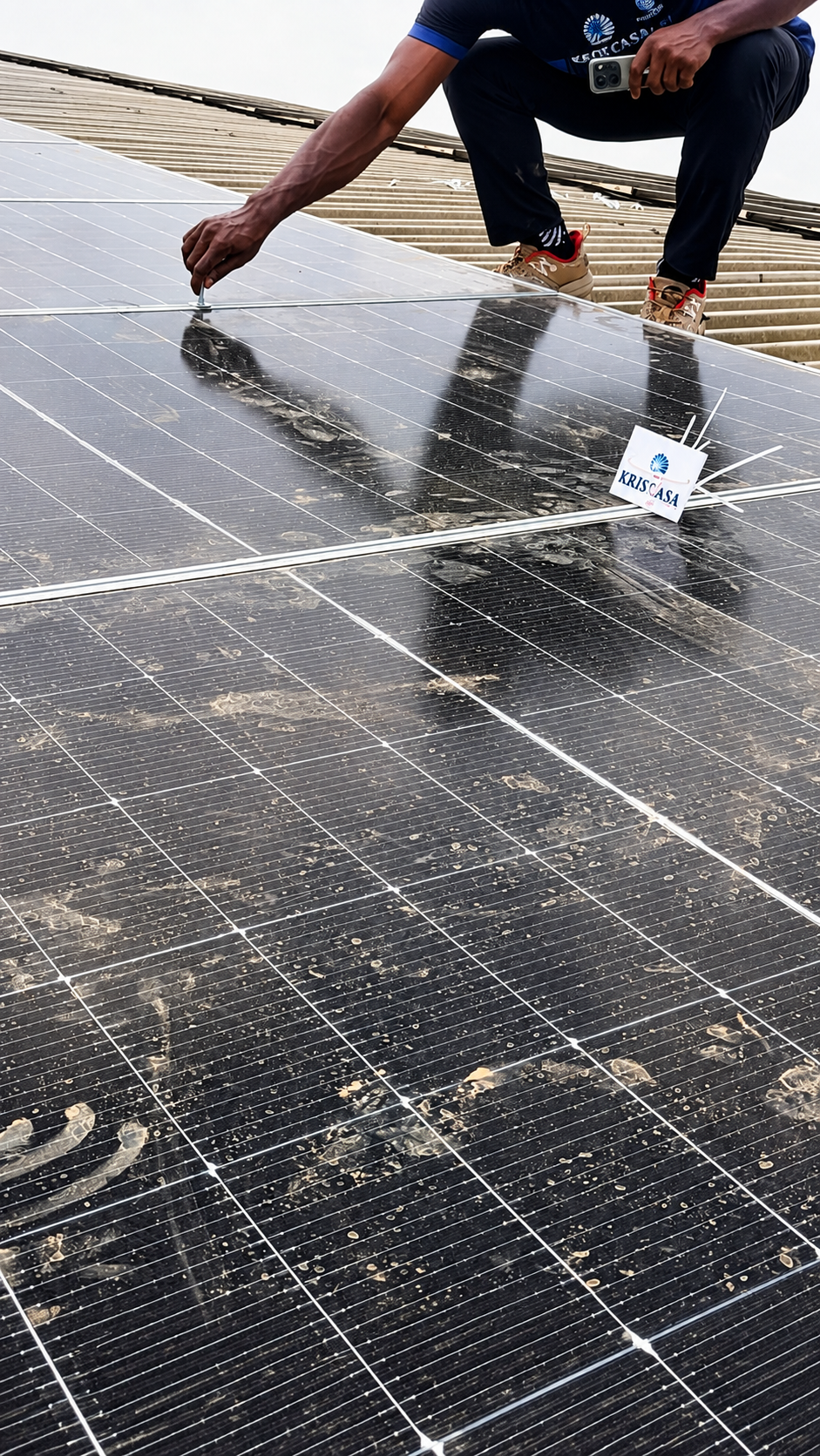 Solar companies in Abuja – Kriscasa solar panel installation