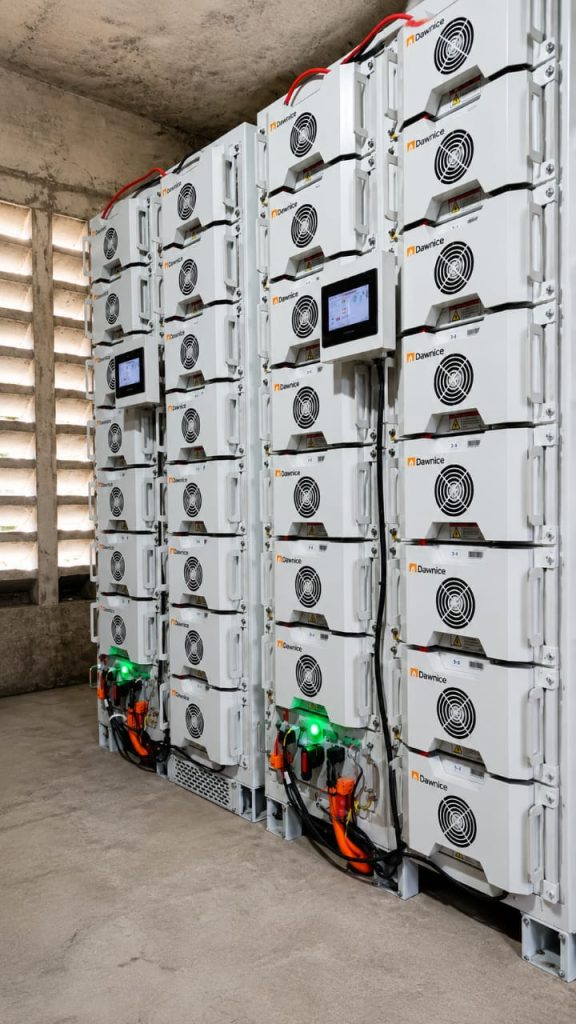 Commercial solar inverter and lithium battery storage installation – Kriscasa Power & Solar Limited